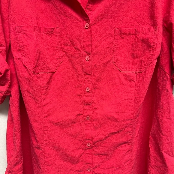 Ladies Plus Size Pink Top - Picture 2 of 6